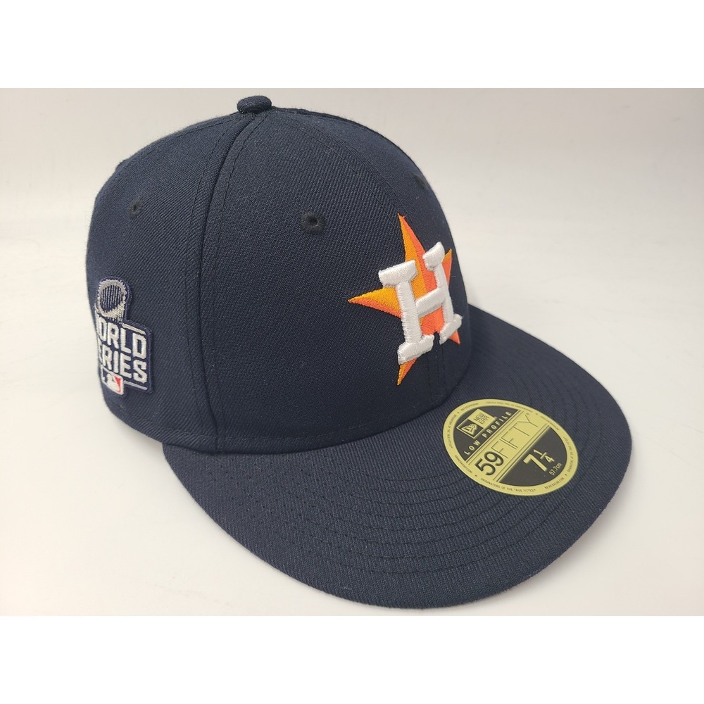 Houston Astros 2021 World Series New Era 59Fifty Low Pro Fitted 7 1/4 Hat Cap